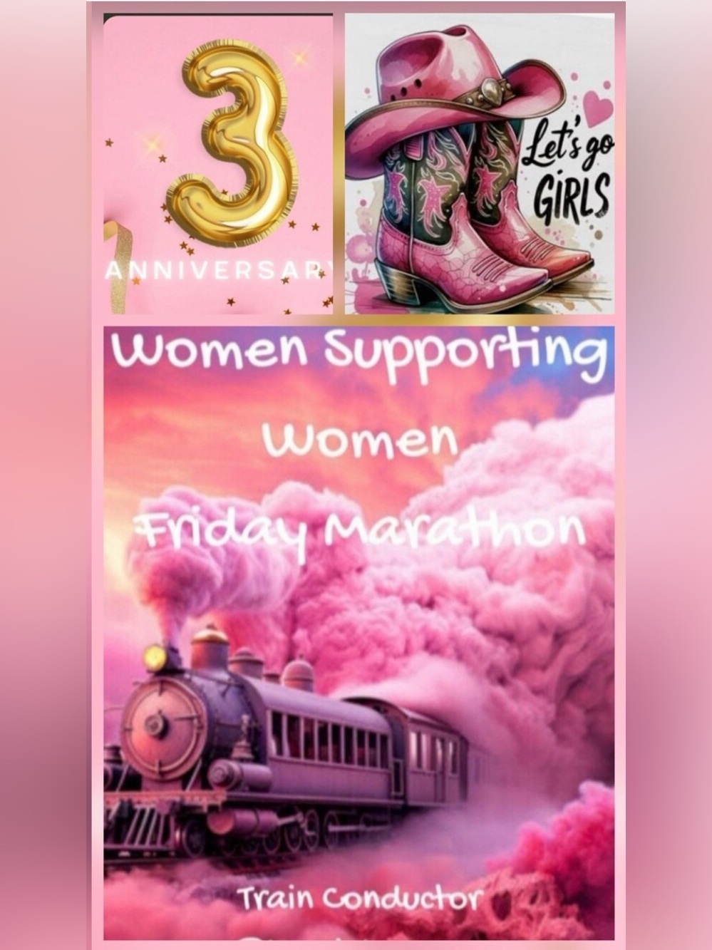 🚂🚂🚂🚂EVERY MON & FRI CST ON THE WOMEN SUPPORTING WOMEN TRAIN 🚂🚂🚂🚂